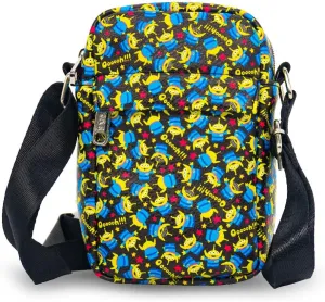 Disney Bag, Crossbody, Toy Story Aliens and Stars Scattered, Black, Vegan Leather