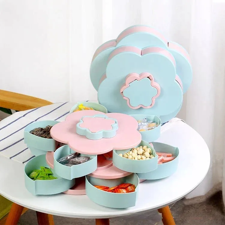 Double layer rotating Box