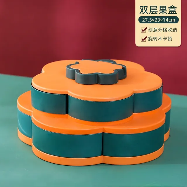 Double layer rotating Box