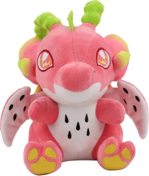 Dragon Fruit Plush Toys, Cute Stuffed Animals Plush with Adorable Wings, Cuddly Pillow Gifts for Girls Kids Birthday
