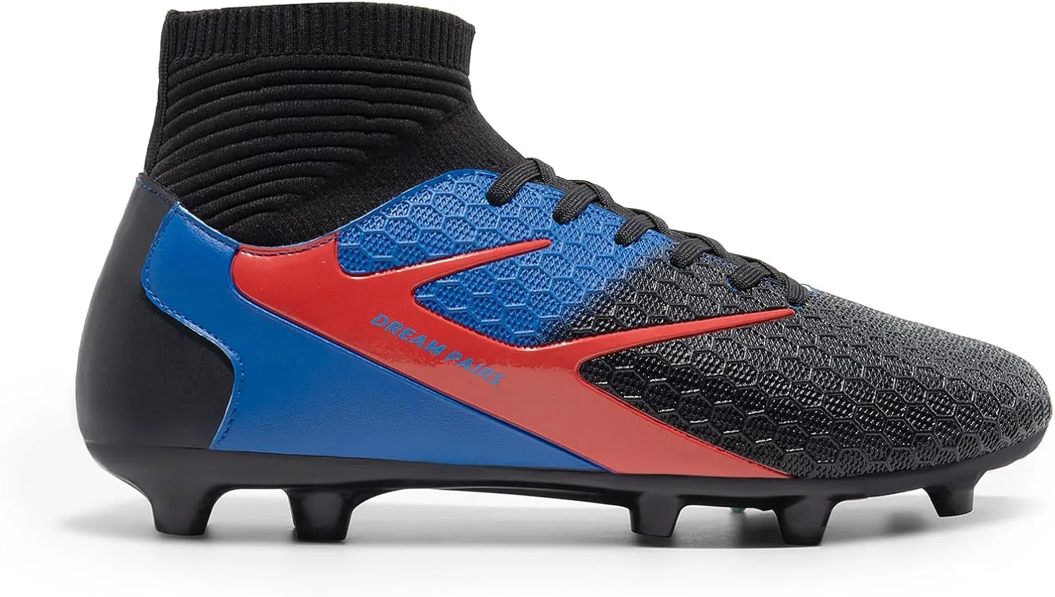 DREAM PAIRS Men's High-Tops Soccer Cleats Lace-Up Adult Football Shoes Lightweight Professional Athletic Training Soccer Shoes