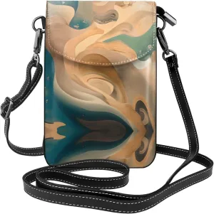 Dunhuang Mystery Small Cell Phone Purse Crossbody for Women with Card Slots, Cute Mini Phone Purse Wallet for Travel Shopping, Lightweight Small Crossbody bags
