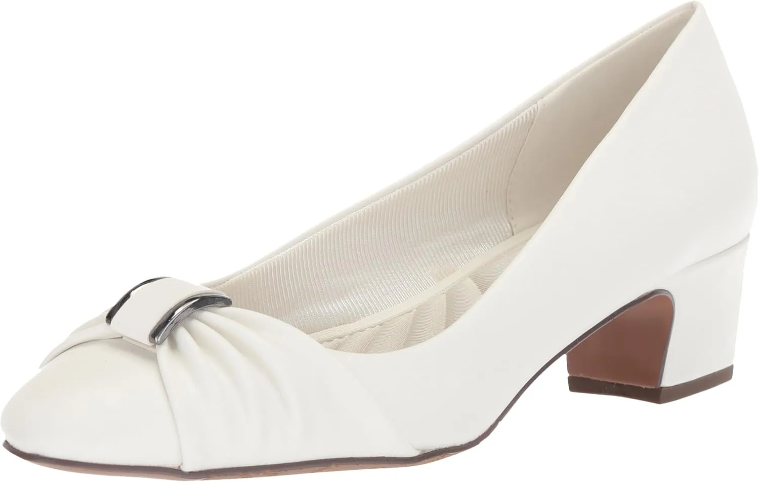 Easy Street Womens Eloise Faux Leather Dressy Block Heel
