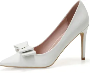 EBYNUE Women's Pumps Sexy High Heels 4 inch Pointed Closed Toe Stiletto Heel Evening Party Wedding Comfortable Dress Shoes