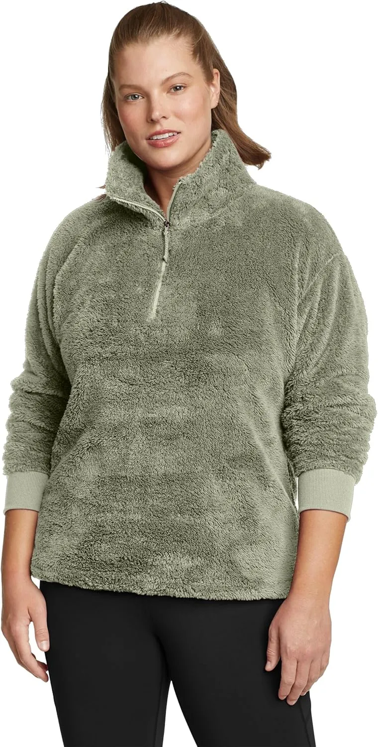 Eddie Bauer Women's Quest Plush 1/4 Zip Fleece