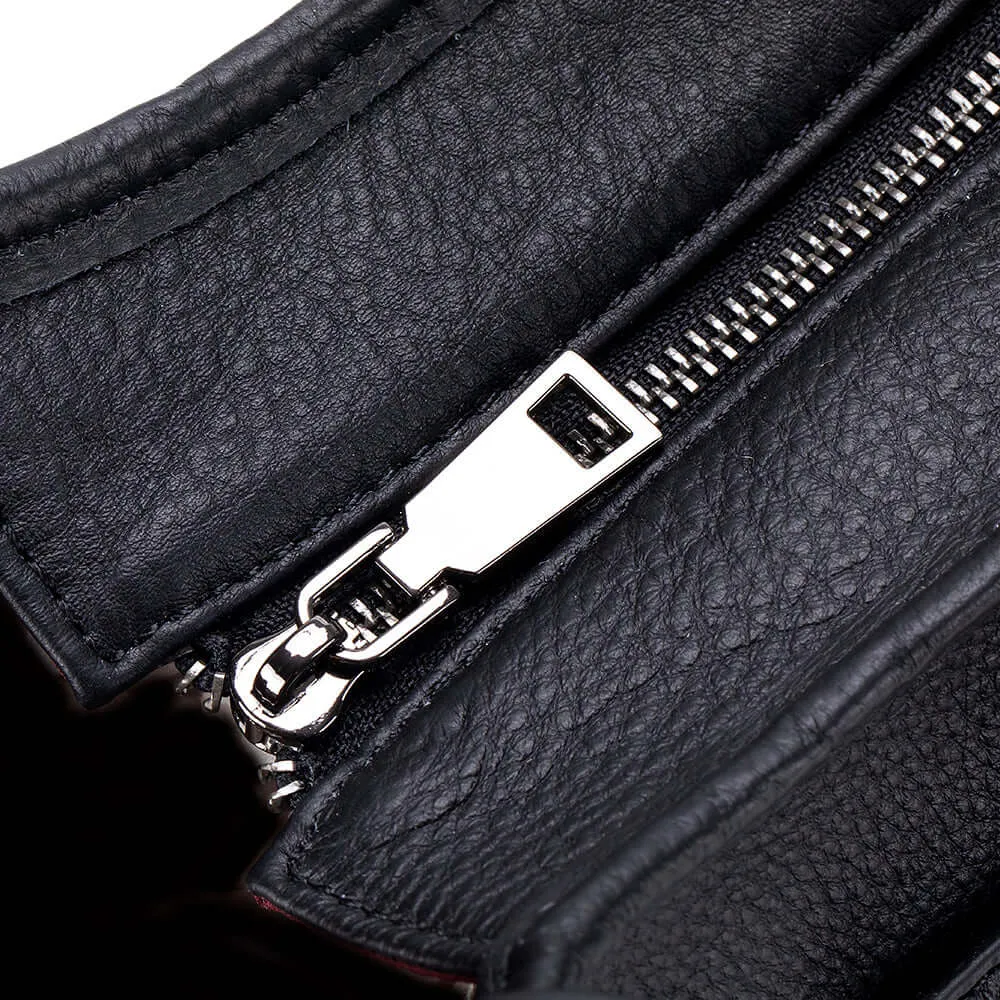 Elegant Leather Handbag – Versatile Shoulder & Crossbody Bag