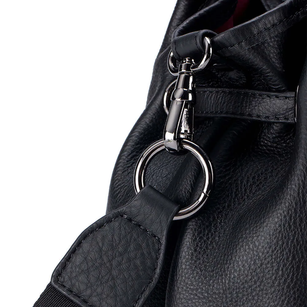 Elegant Leather Handbag – Versatile Shoulder & Crossbody Bag