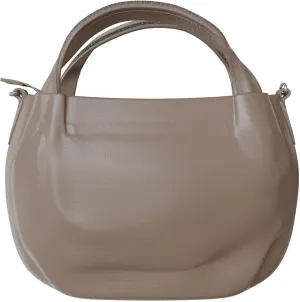 Elegant vegan women's handbag made of faux leather with shoulder function 30610