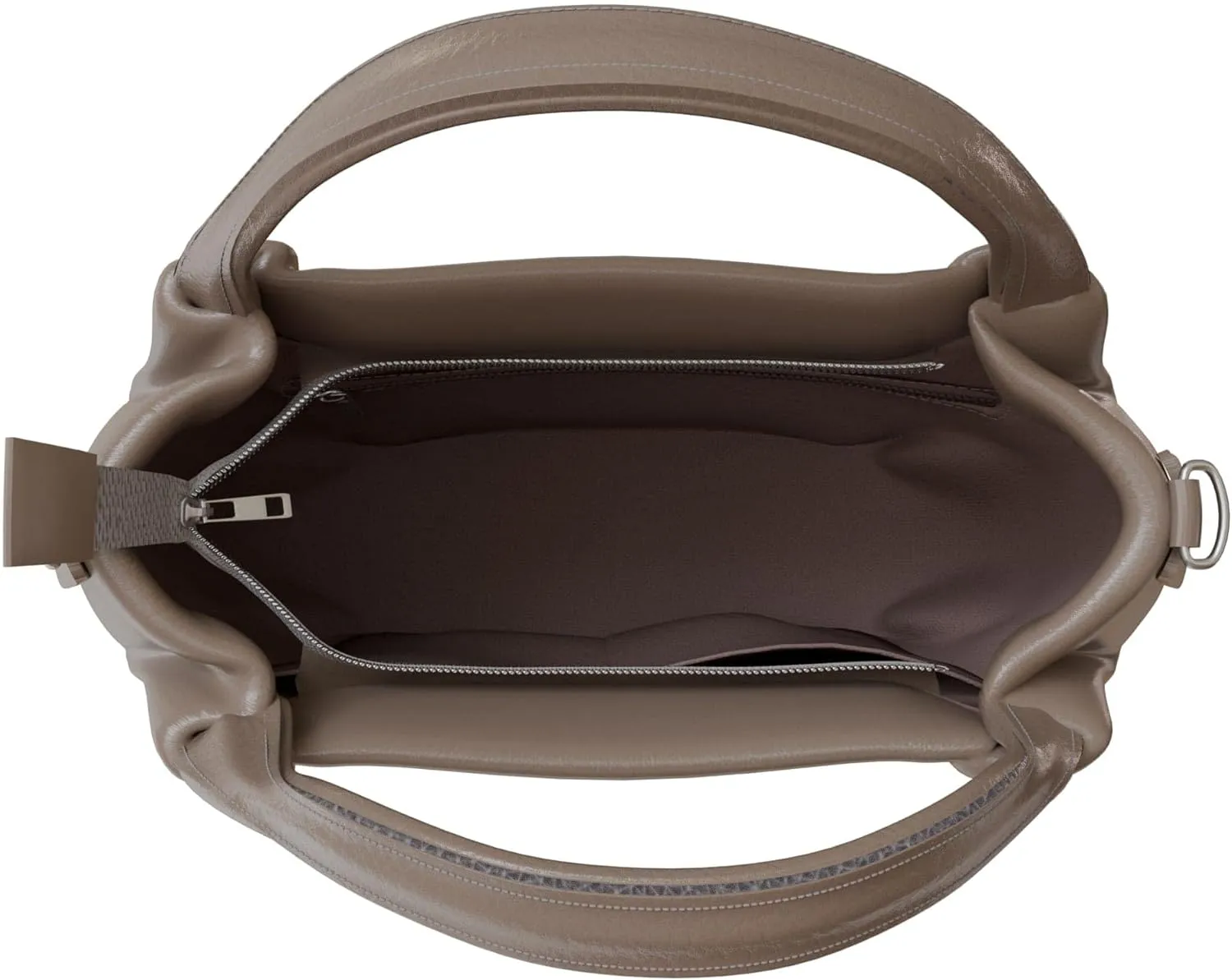 Elegant vegan women's handbag made of faux leather with shoulder function 30610