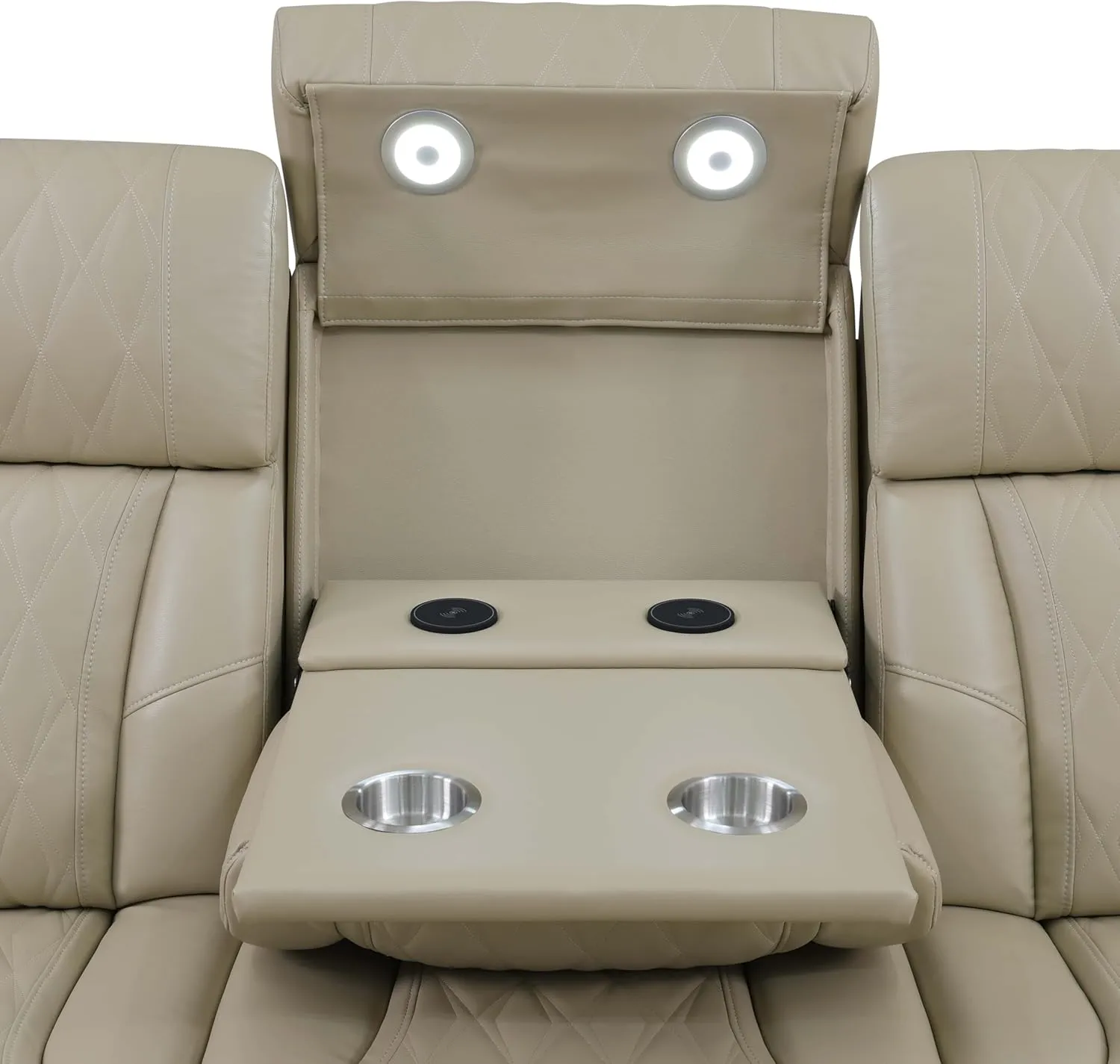Everest Power Recliner Living Room Set with LED for Living Room, Dormitory, Guest House, Playroom, Airbnb,Apartment