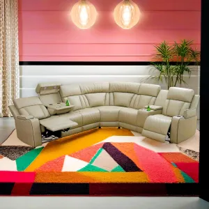 Everest Power Recliner Living Room Set with LED for Living Room, Dormitory, Guest House, Playroom, Airbnb,Apartment