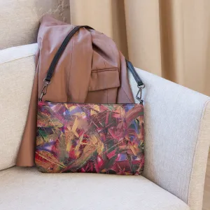 Expressive Crossbody in Red, Gold and Purple
