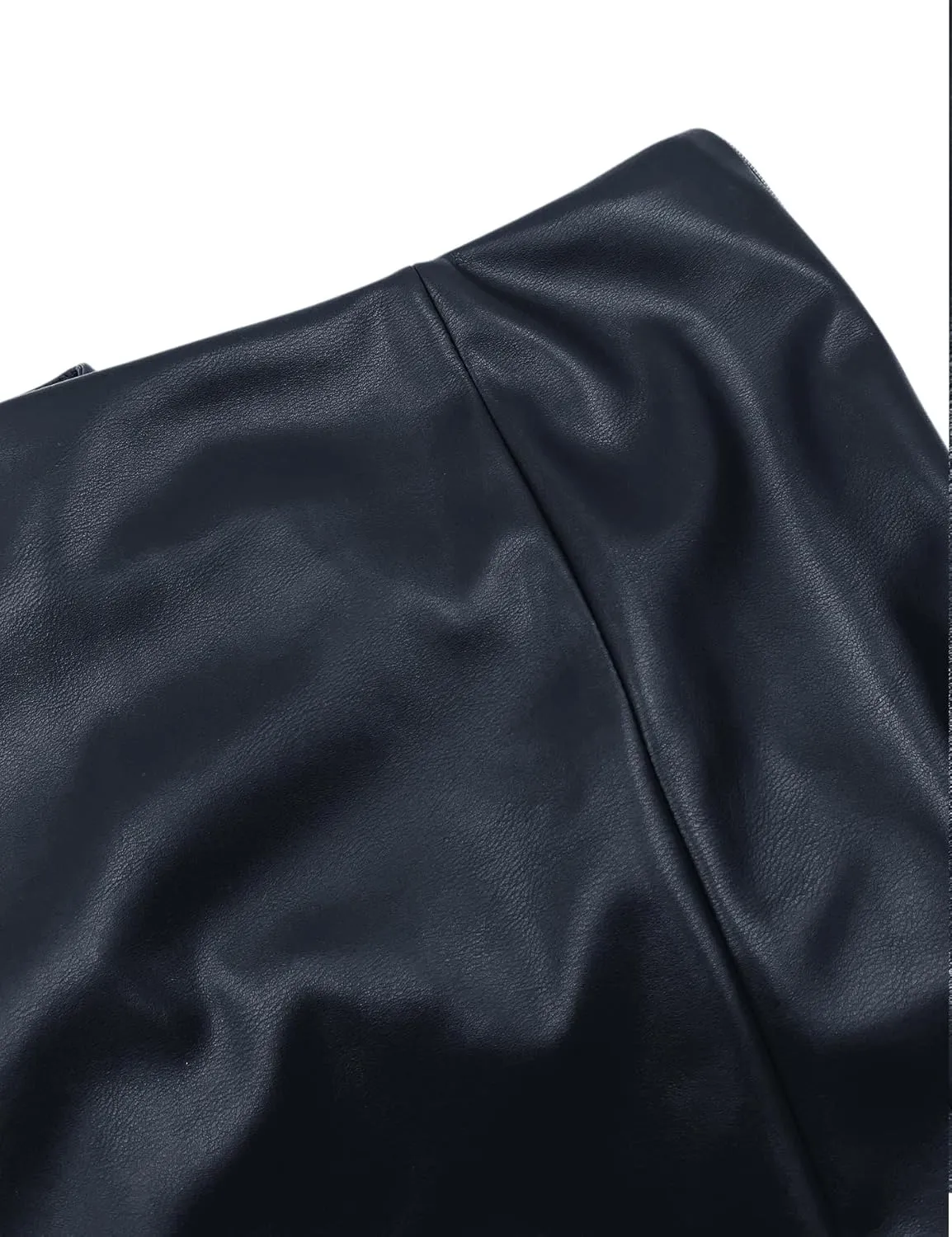 Fallorchid Women's Faux Leather Shorts Sexy Skinny Mini Shorts Hot Pants