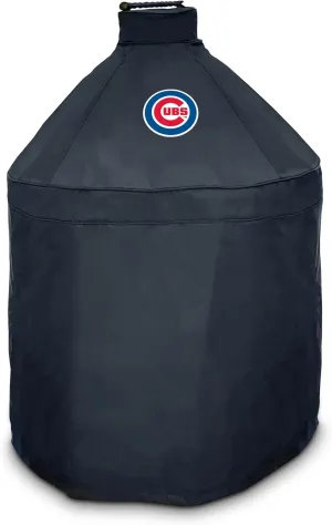 FANMATS 42813 MLB - Chicago Cubs - Black KAMADO Style Grill Cover with Primary Logo - 27" x 27" x 40"