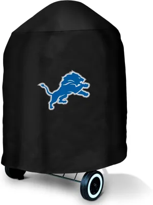 FANMATS 42845 NFL - Detroit Lions Kettle Style Grill Cover with Primary Team Logo - 25in x 25in x 35in