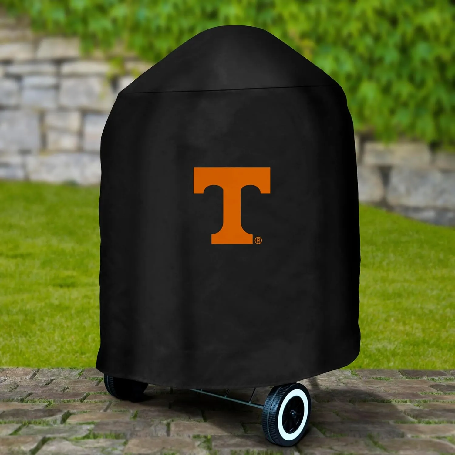 FANMATS 42856 University of Tennessee Kettle Style Grill Cover with Primary Team Logo - 25in x 25in x 35in