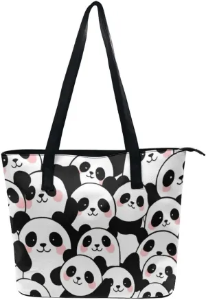 Fashion Coach Handbags for Women, Reusable Large Capacity Long Handle Tote Bag for Shopping, Work