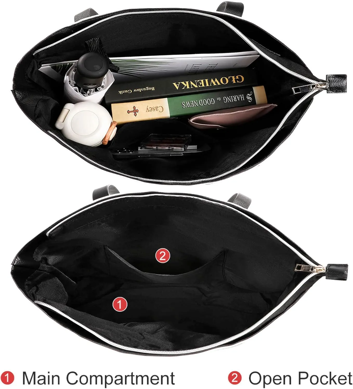 Fashionable Laptop Tote Bag For Women & Men, Large Work Commuter Bag