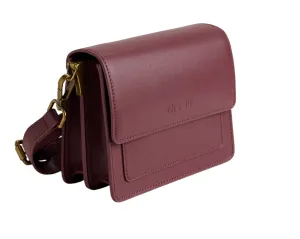 Fifi Burgundy Crossbody Bag