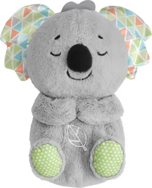 Fisher-Price Baby Toy Soothe 'n Snuggle Koala Plush Sound Machine with Customizable Music Lights & Breathing Motion for Newborns 0  Months
