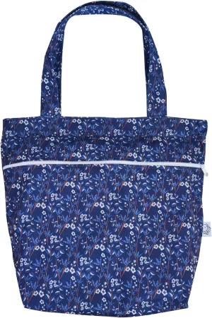 FLOCK THREE Leak Proof Large Tote Pool Bag Shoulder Handbag Water Proof with Zipper for Baby Care Sports Gym Grocery Travel