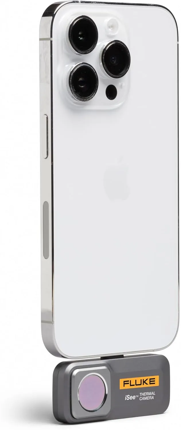 Fluke TC01B 25Hz - iSee Mobile Thermal Camera for iOS Smartphones, Temperature Range up to 1022°F
