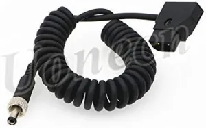 for Anton Bauer Power Tap D-Tap to 2.1 5.5mm Lock DC Spring Power Cable for Video Devices PIX-E7 7 Touchscreen Display Hollyland Mars 400s
