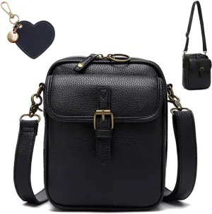 Forcipower Crossbody Bag, Forcipower Crossbody Leather Bag, Vintage Collaboraten1 Crossbody Leather Bag With 10 Card Slots