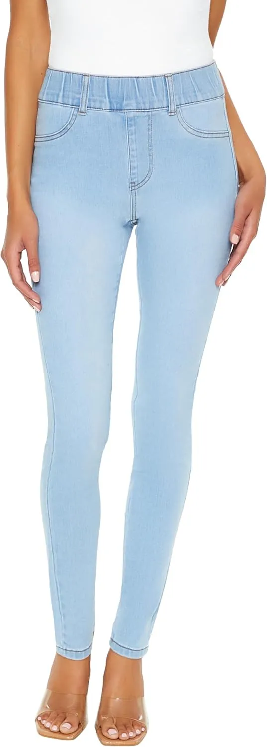 Forever 21 Women's Pull-on High-Rise Skinny Jeans