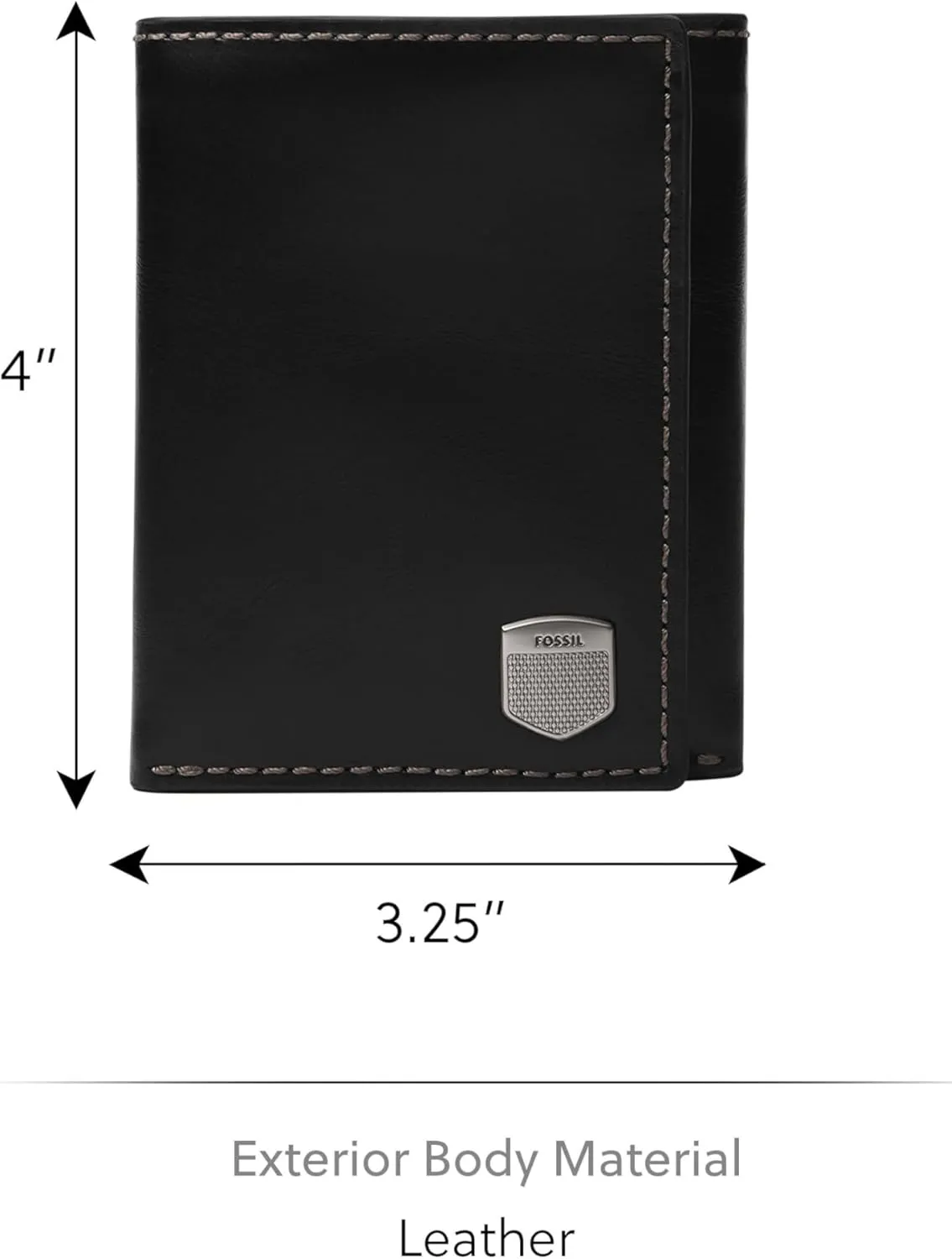 Fossil Men's Leather Trifold Wallet for Men