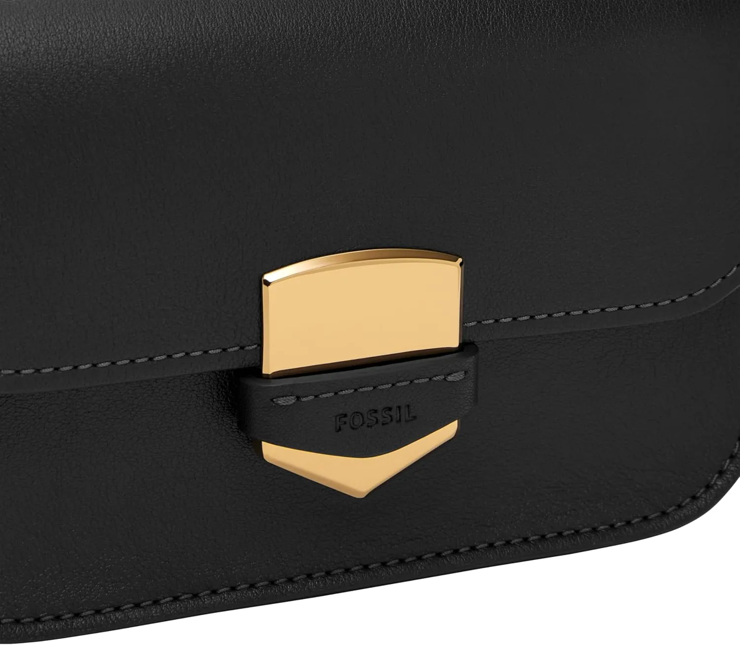 Fossil Women's Lennox Leather Flap Crossbody Bag
