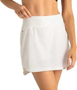 Free Fly Women's Lined Active Breeze Skort, 15" - Bamboo Viscose Liner, UPF 50  Sun Protection, Stretch Skirts for Women