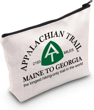 G2TUP Appalachian Trail Makeup Bag Appalachian Trail Hiking Gifts National Scenic Trail Gifts Appalachian Trail Marker Bag (Appalachian)
