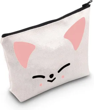 G2TUP K-Pop Stay Makeup Bag K-Pop FoxI.NY Gifts Stay Cartoon Member Gifts Stay Merchandise (Fox)