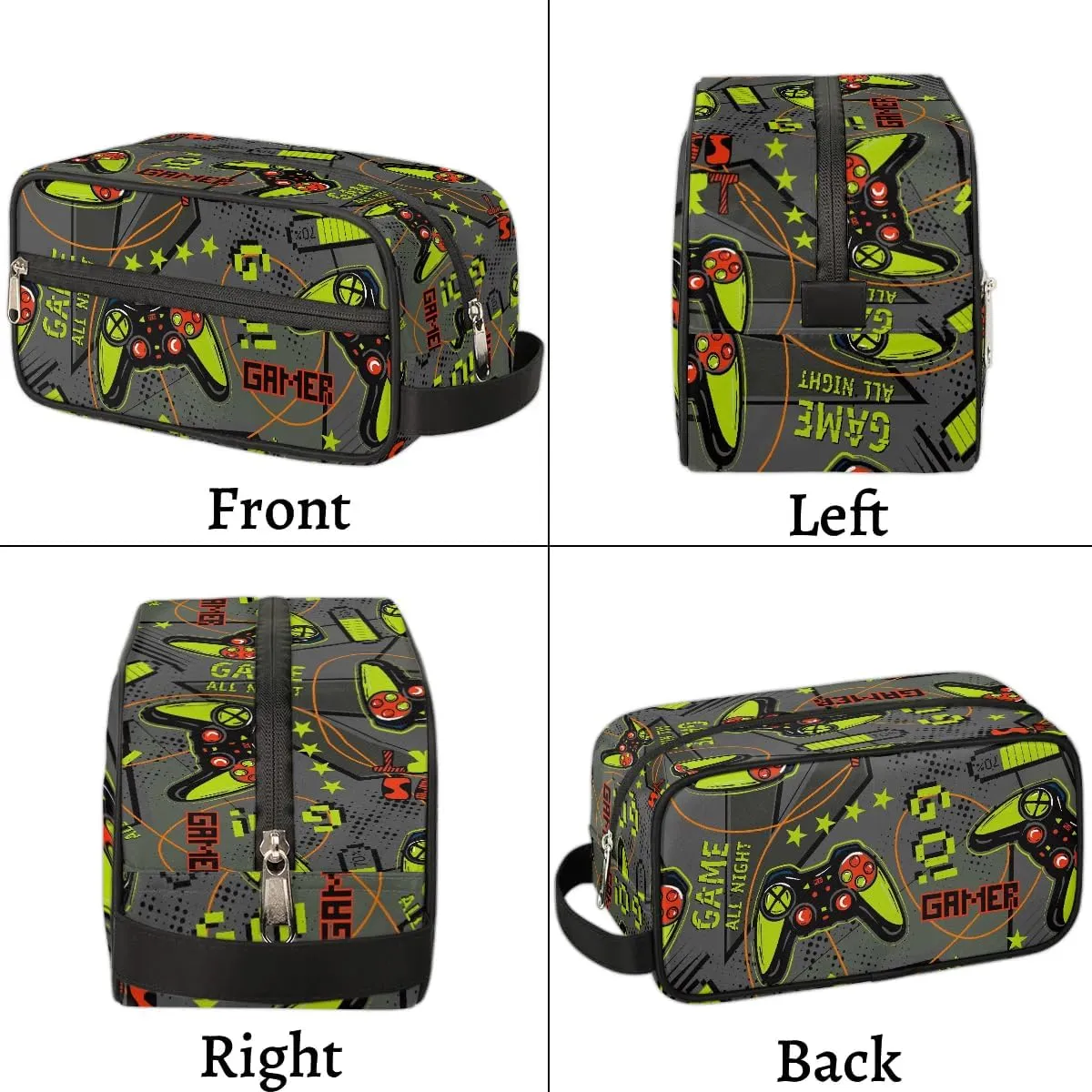 Game Toiletry Travel Bag, Boys Toiletry Bag, Waterproof Lightweight Cosmetic Bag Wash Bag Toiletry Bag for Boys Toddler Travel Essential