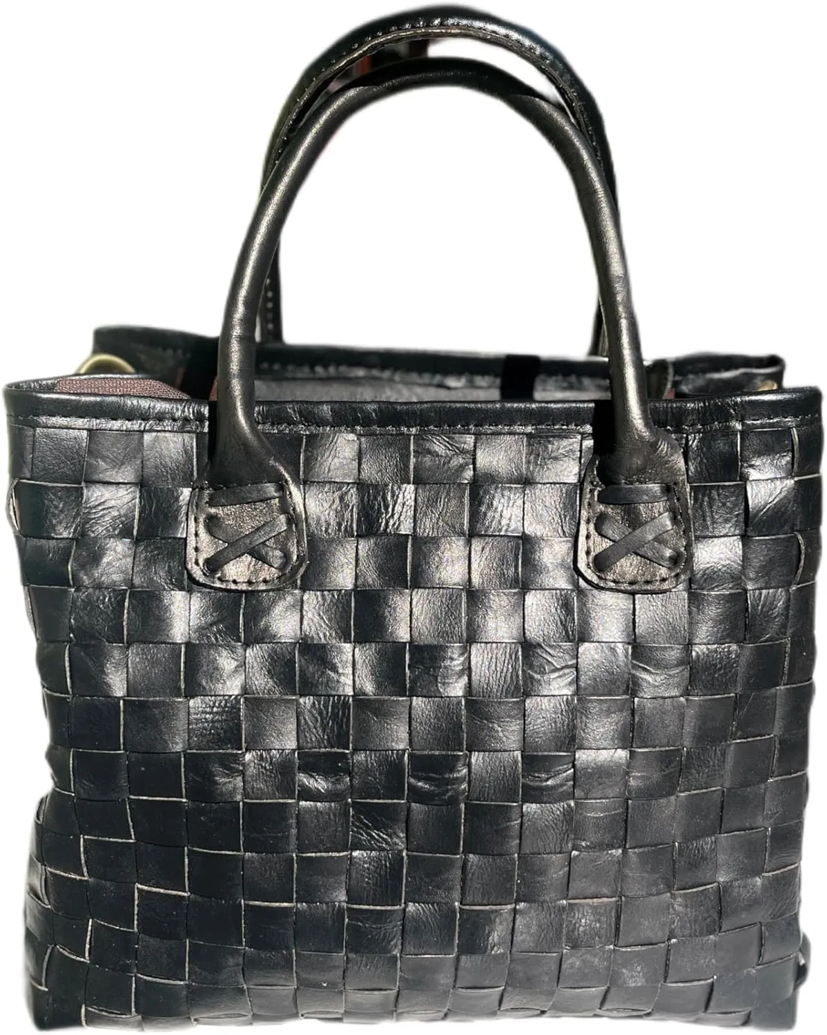 Genuine Leather Woven Bag, Leather Handbag, Leather Crossbody Bag, Leather Purse