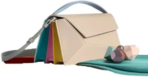 Geometric Color Block Women Handbag Fashionable Shoulder Crossbody Bag for Travel Holidays