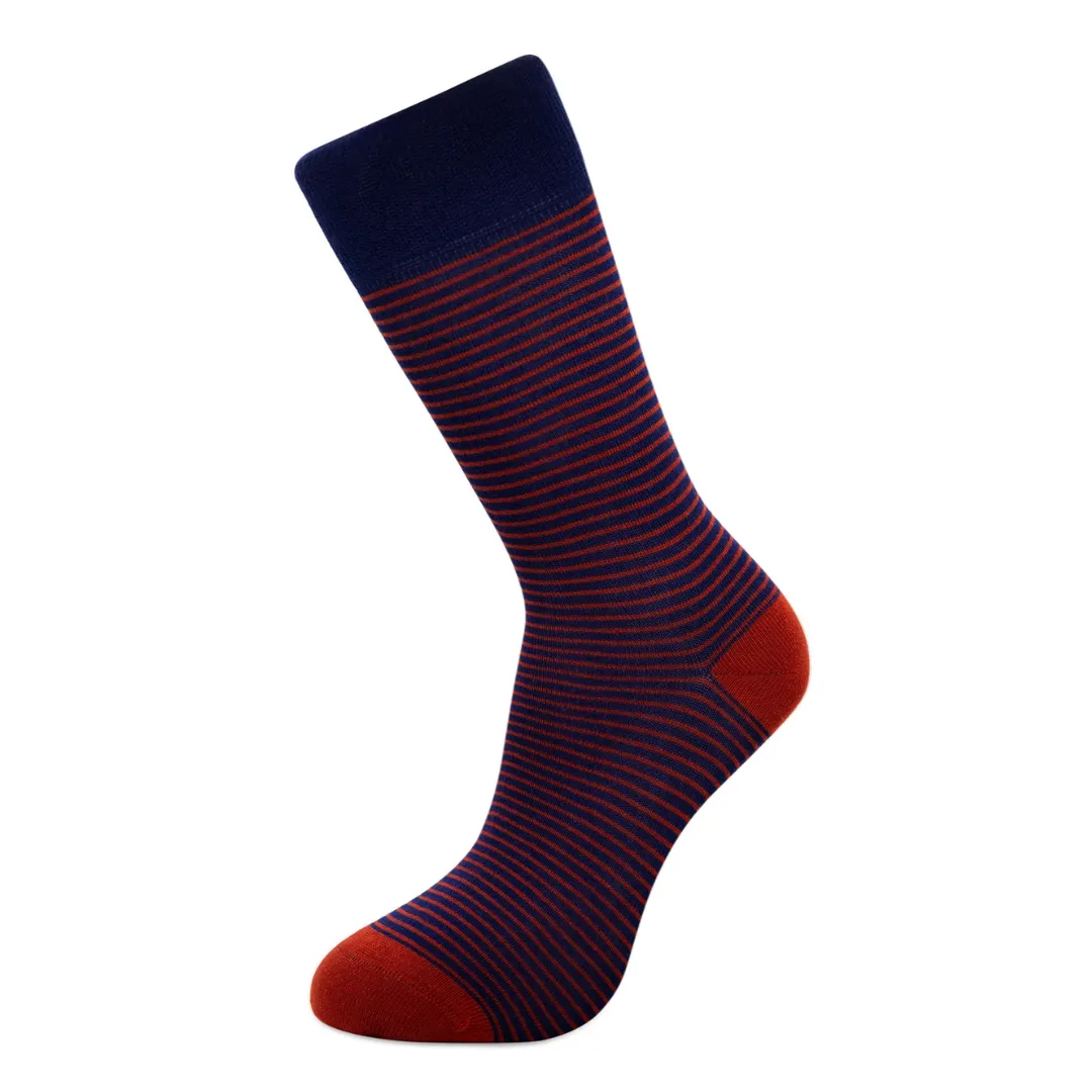 Gift box belt Robbie and Burgundy Stripes Socks