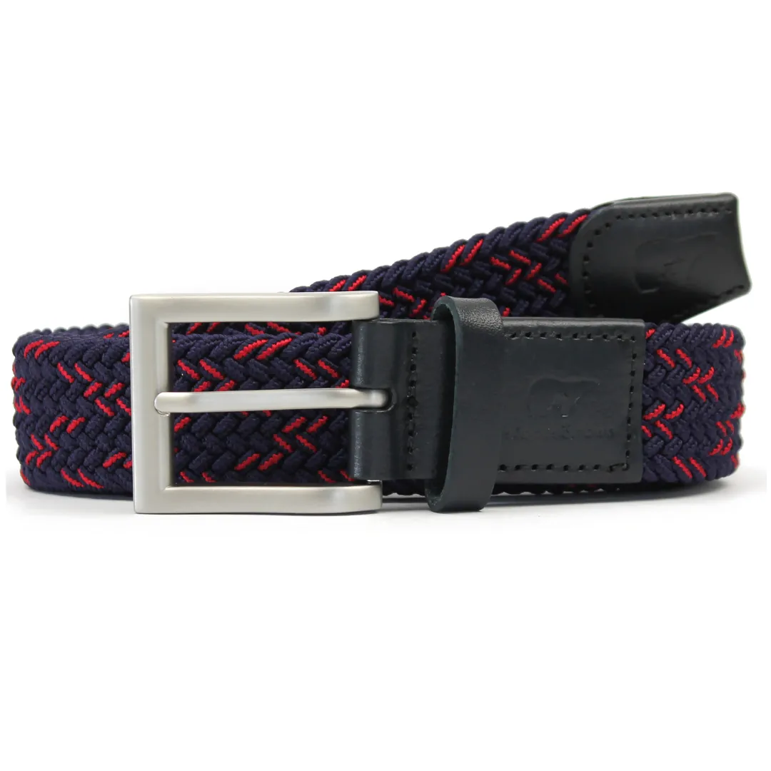 Gift box belt Robbie and Burgundy Stripes Socks