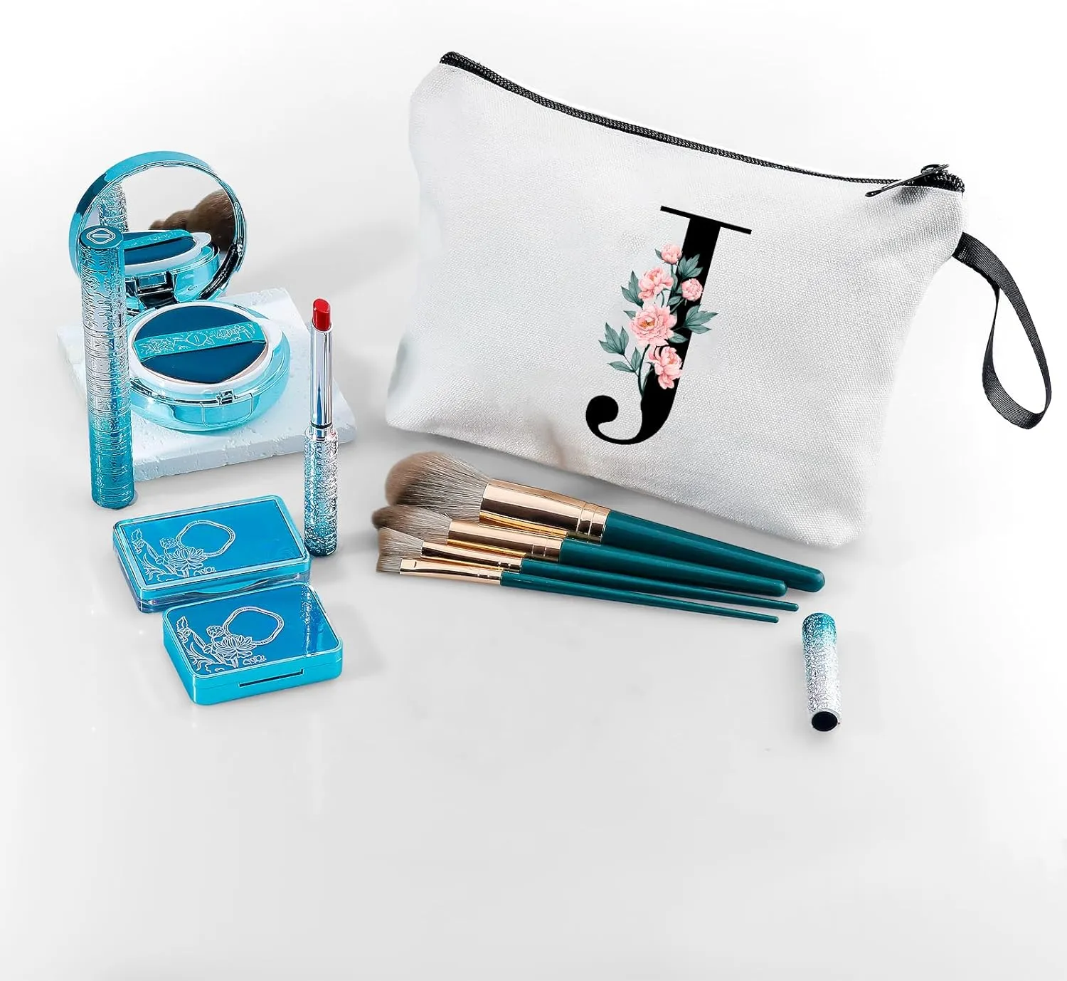 Gift for Friend Woman,Gifts for Moms Birthday,Bridesmaid Gifts,Custom Makeup Bag with Mirror,Gifts for Woman Unique,Sister Gifts,Gifts for Young Women,Mothers day Gifts,Personalized Gifts,(J)
