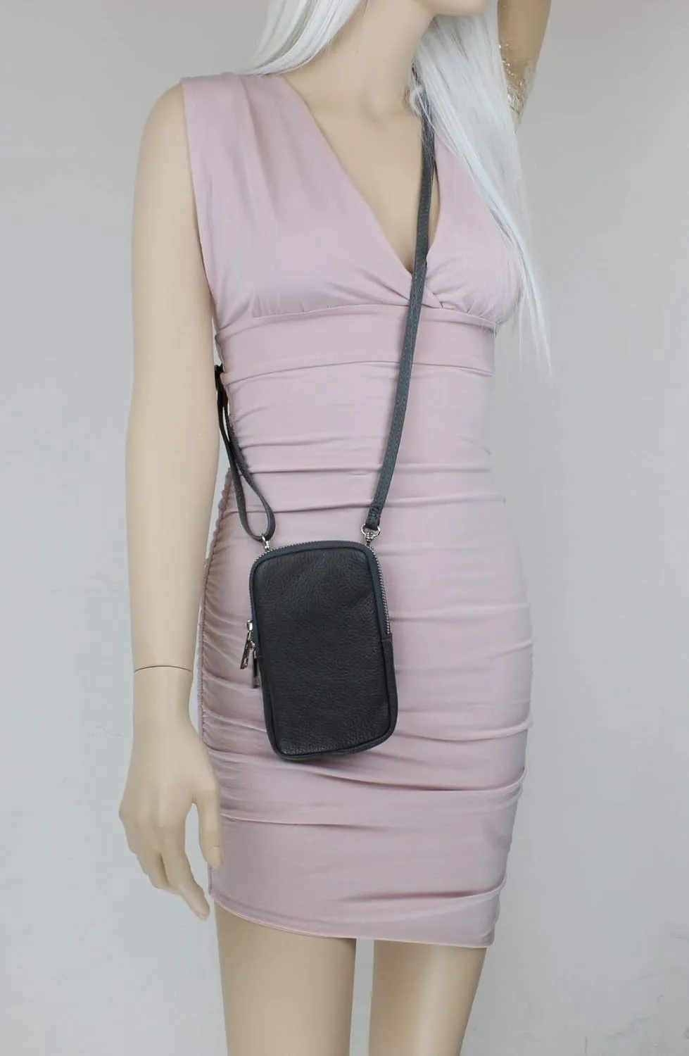 Girly HandBags Womens Genuine Leather Crossbody Phone Bag Purse