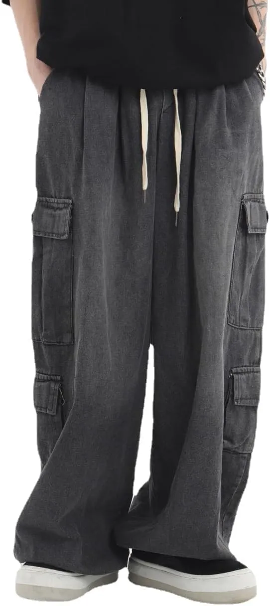 Grunge Baggy Jeans Y2K Emo Alt Cargo Pant Fairycore Demin Cloting Aesthetic Jogger Sweatpants Hiphop Tripp Streetwear