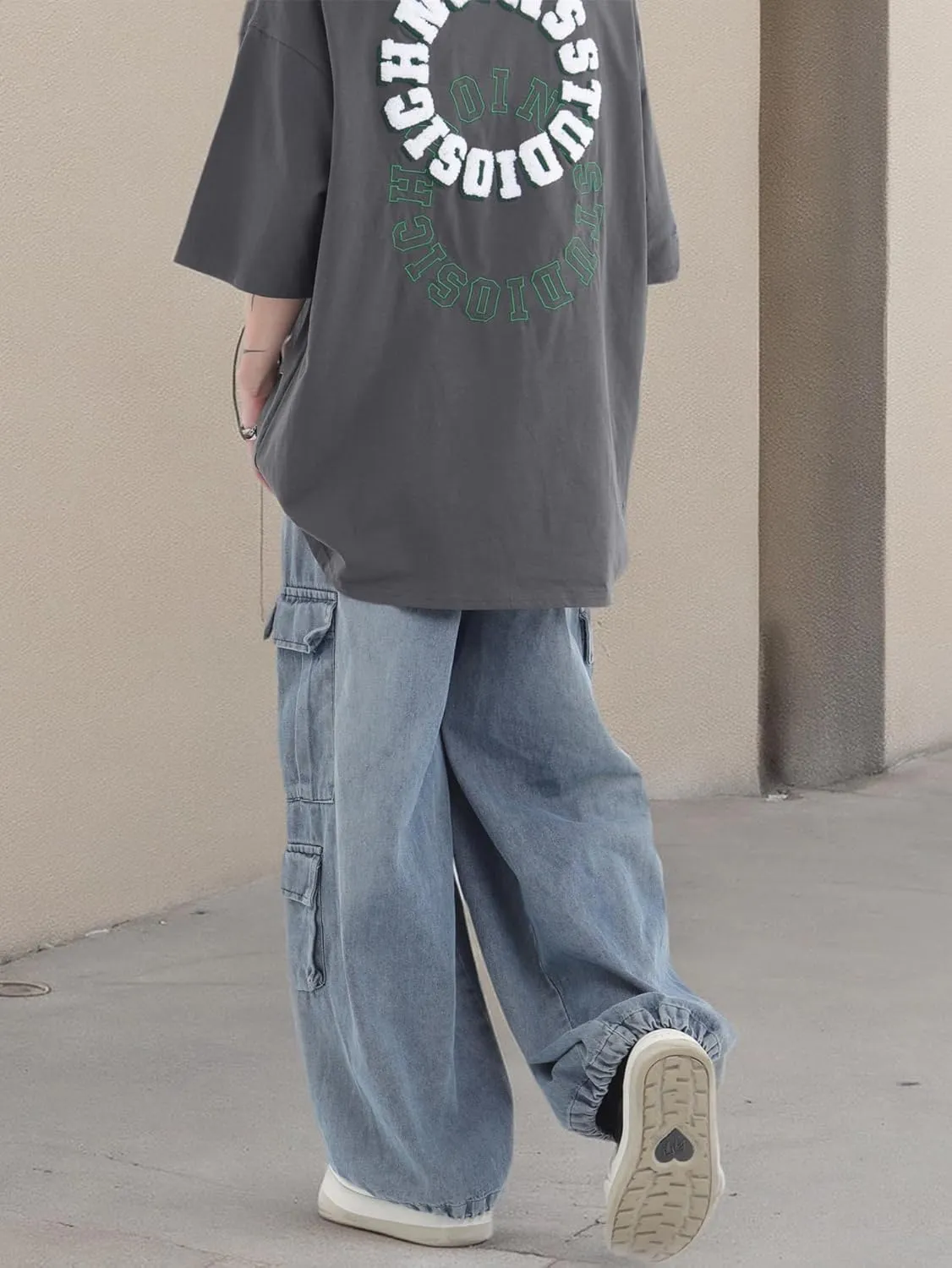 Grunge Baggy Jeans Y2K Emo Alt Cargo Pant Fairycore Demin Cloting Aesthetic Jogger Sweatpants Hiphop Tripp Streetwear
