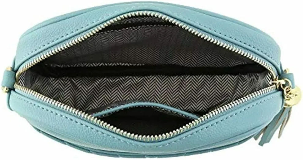 Hanbella Cross body Clutch Purses for Women & Teens - Cute Small Quilted Leather Shoulder Bag with Gold Chain for Girls