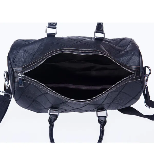 Handmade Top Grain Leather Travel Bag, Luggage Bag
