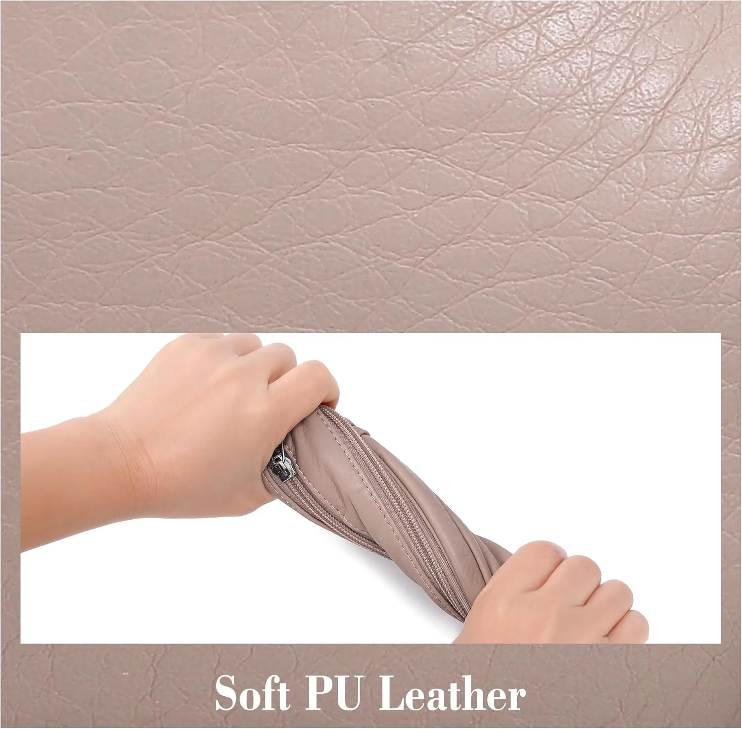 Haytijoe Triple Zip Crossbody Purses Small Crossbody Bags for Women Travel Cell Phone Purse Soft Leather Shoulder Handbags