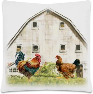 Heritage Lace Country Life, 18" x 18", White