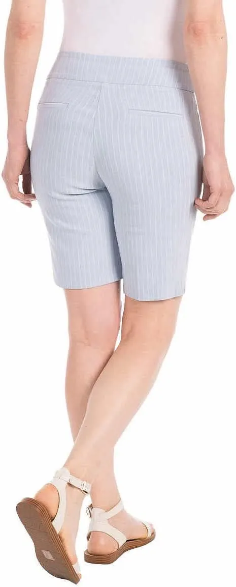 Hilary Radley Womens Midweight Mid Rise Pull On Bermuda Short