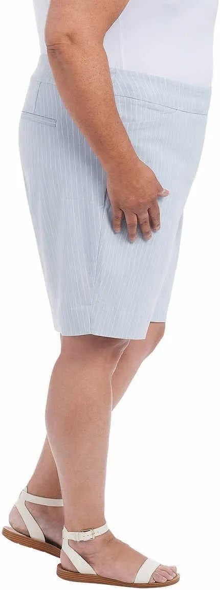 Hilary Radley Womens Midweight Mid Rise Pull On Bermuda Short