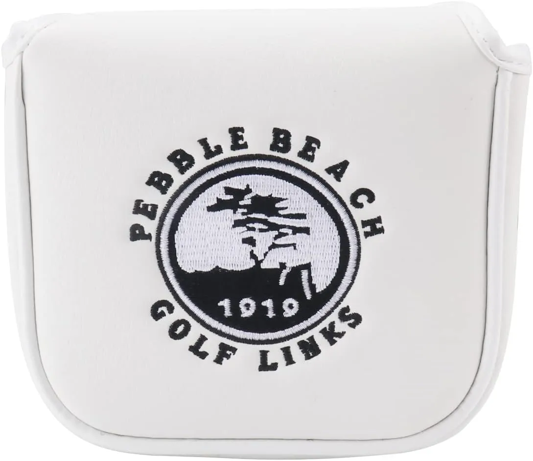 HISTAR Pebble Beach Magnetic Closure Golf Square Mallet Shaped Putter Cover for Scotty Cameron